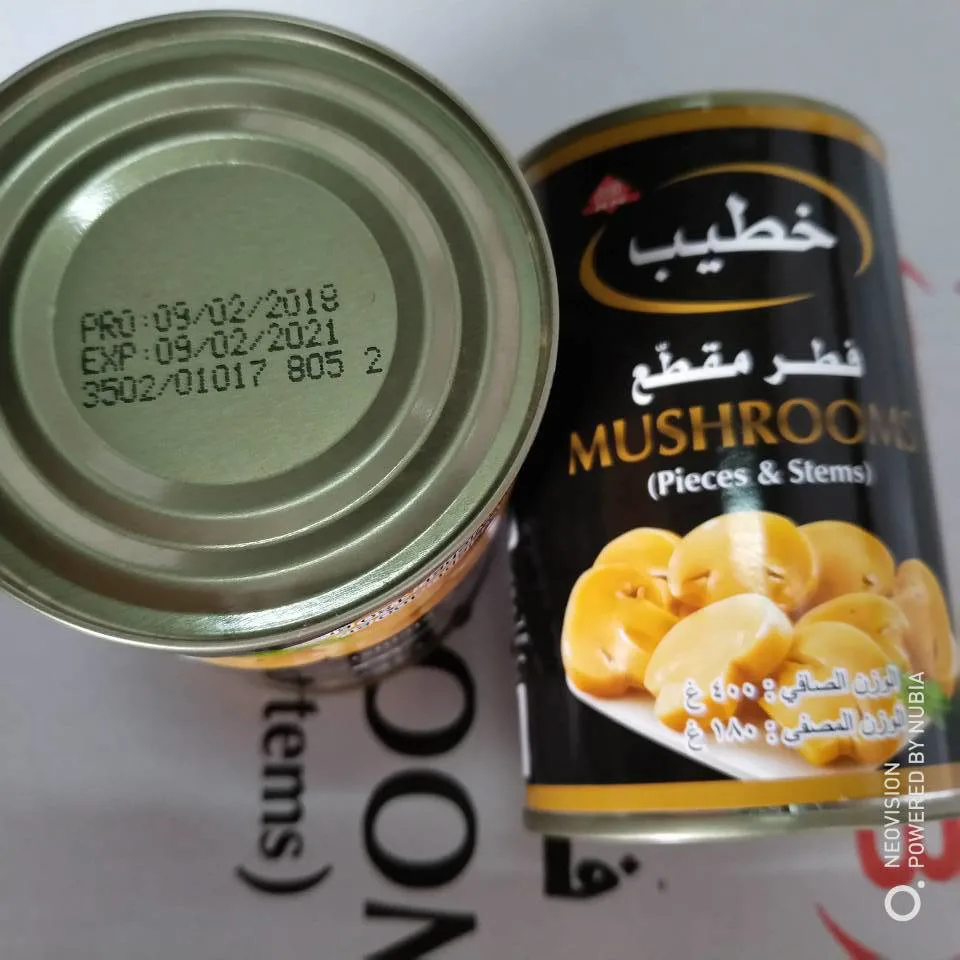 Hot Sale Canned Mushroom Whole 185g*24/CTN