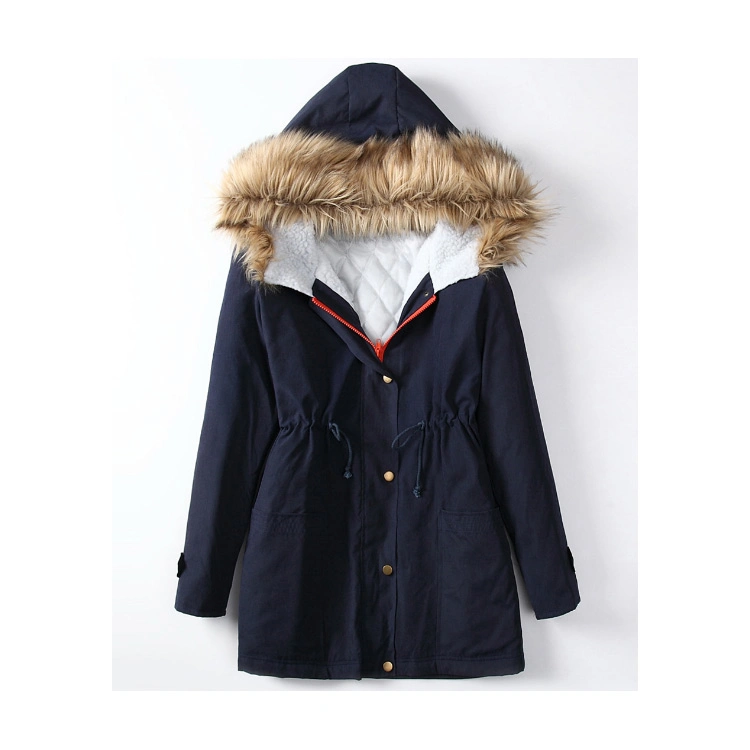 Hot Sale Winter Plus Wool Women Warm Thick Winter Coats Parkas for Women