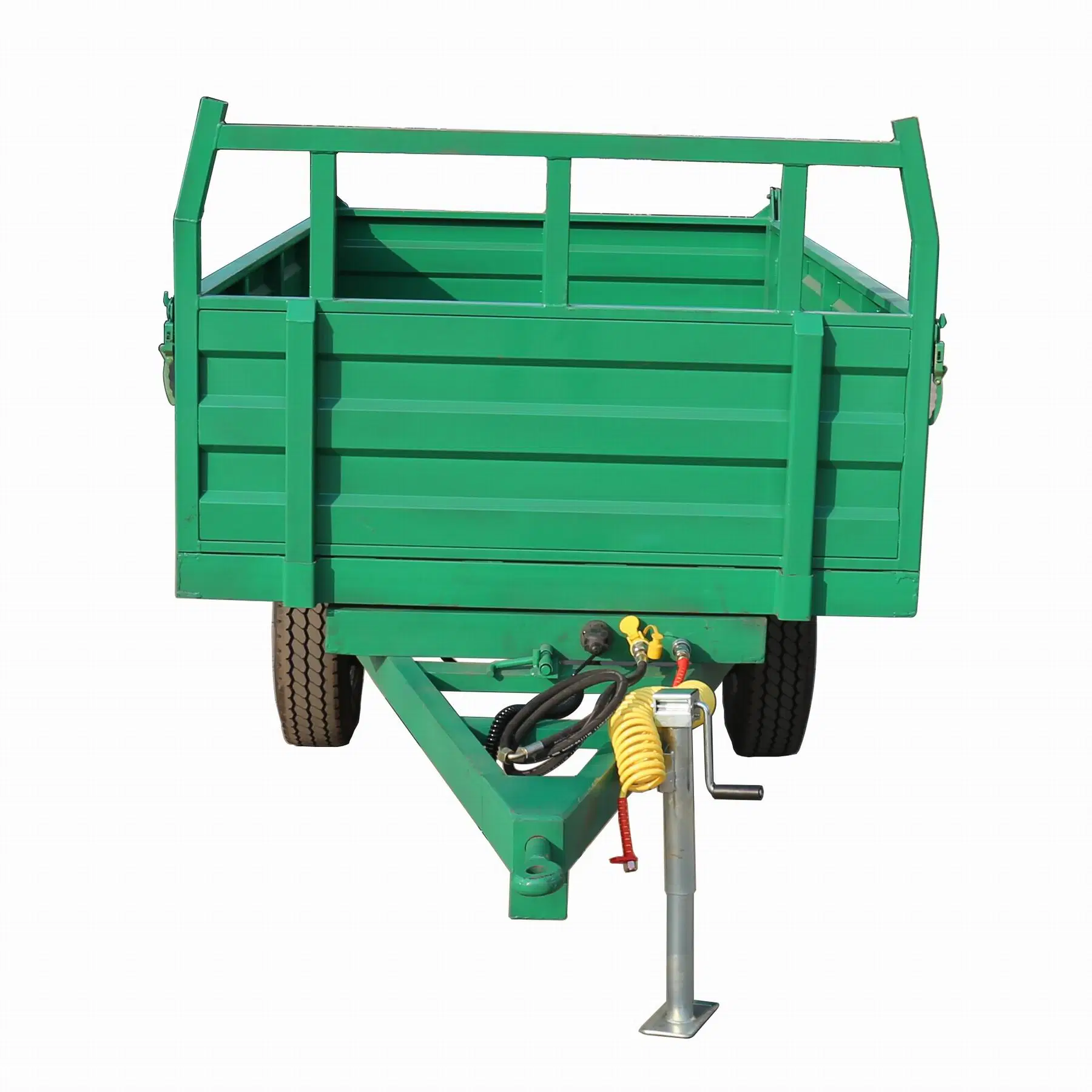 CPM Fabricant de camion de voyage châssis cargo autre bateau en aluminium 2 Prix des remorques de tracteur à benne basculante hydraulique pour jardin de grains par essieu