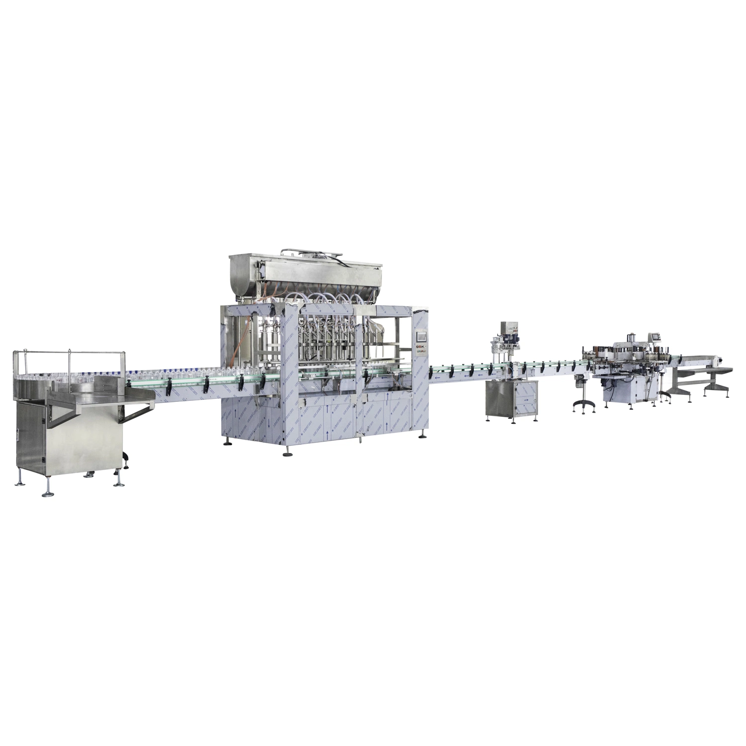 Automatic Liquid, Sauce, Soy Sauce, Vinegar, Hand Sanitizer, Detergent, Shampoo, Shower Gel, 4-20 Head Linear Piston Filling Machine.