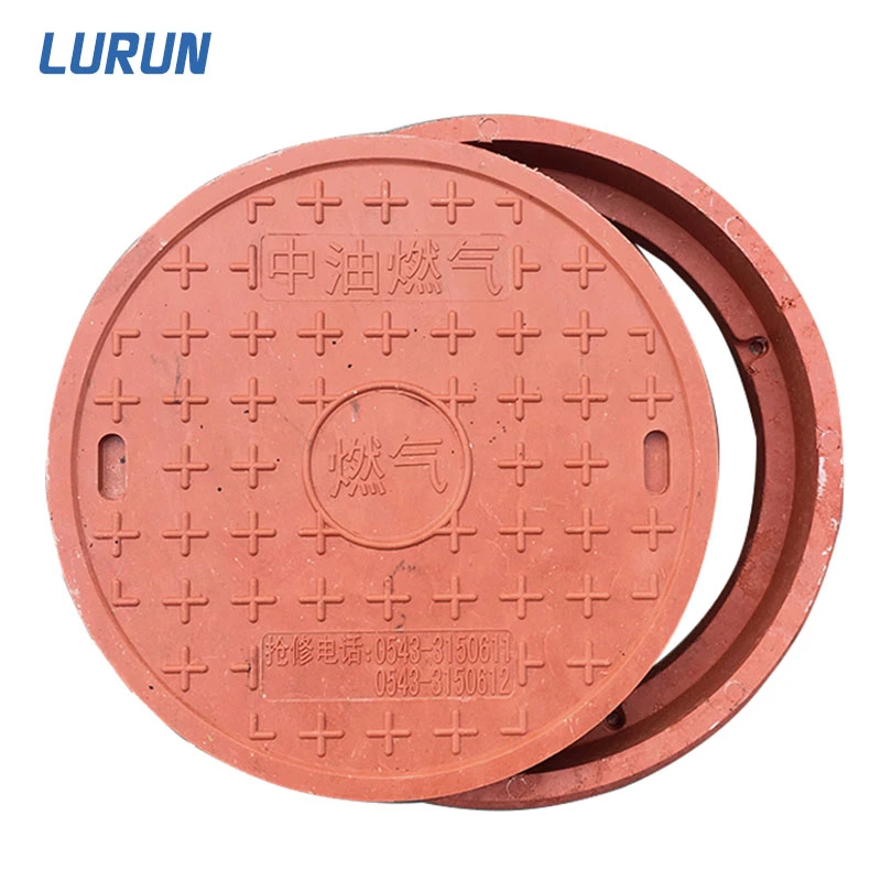 Customized Heavy Duty Grc SMC Fiberglass Round Composite Manhole Cover