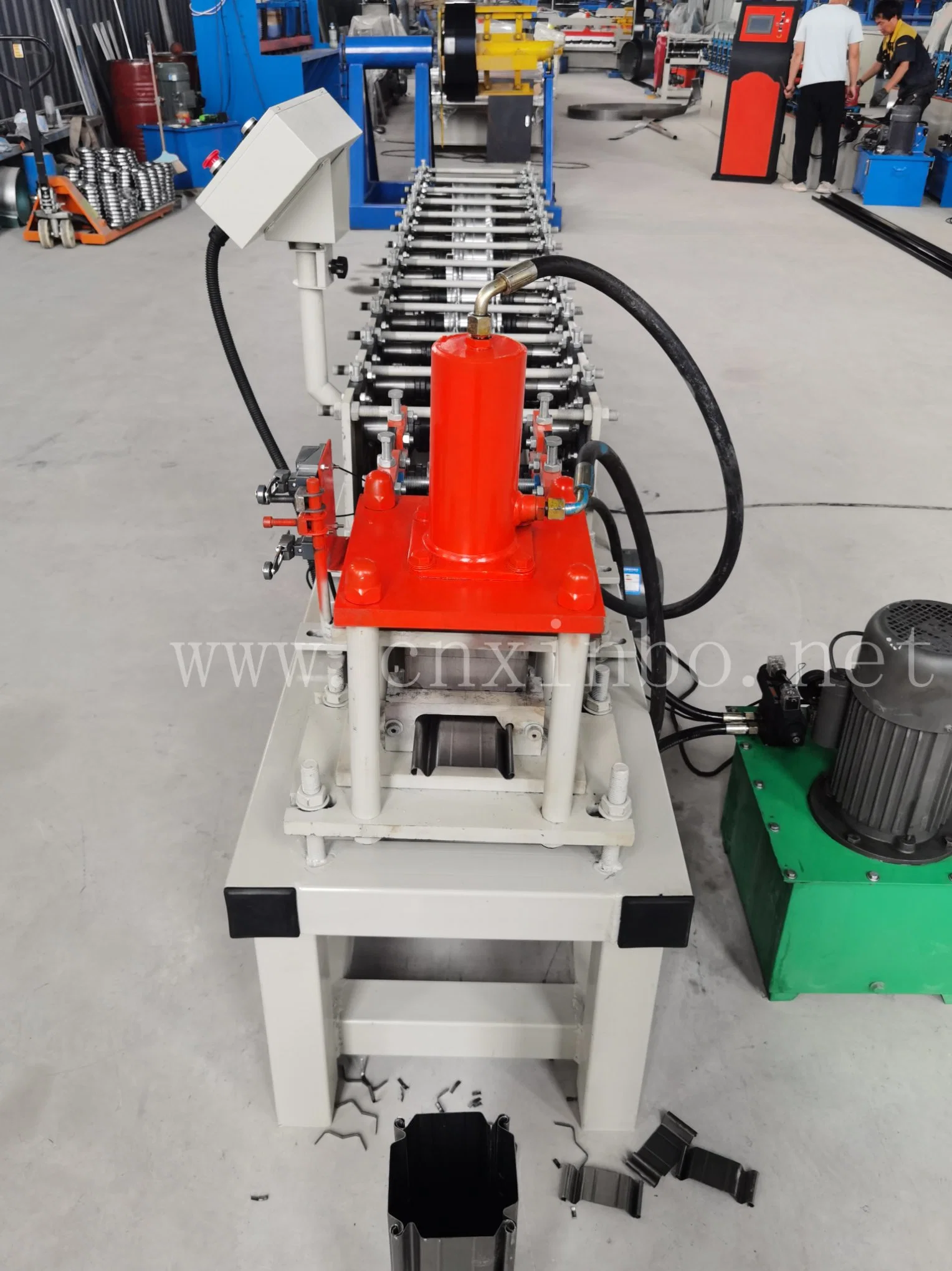 Automatic Steel Roller Shutter Door Salt Roll Forming Machine with Touch Screen