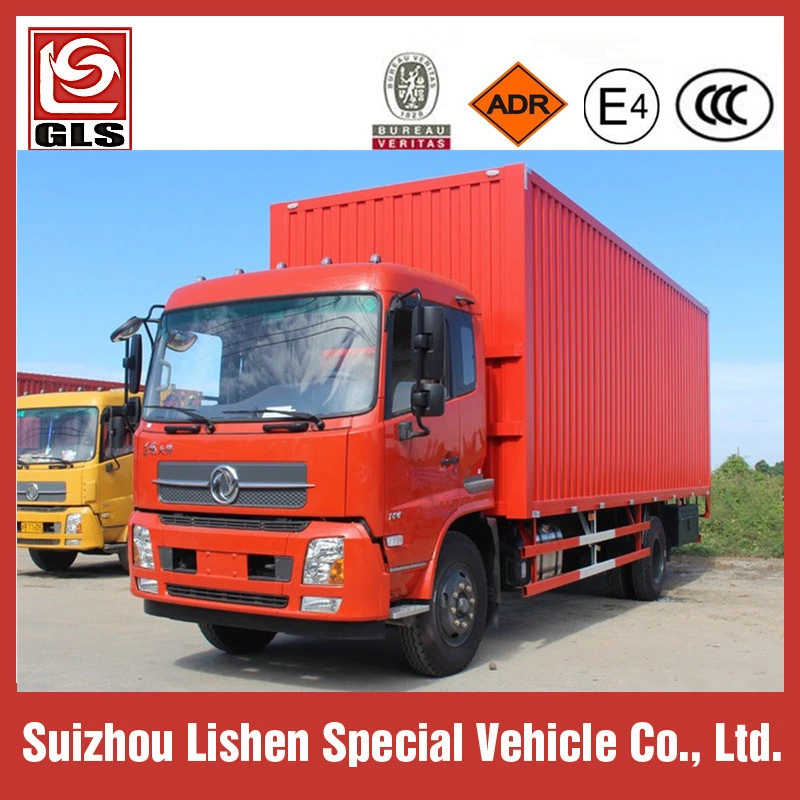 15-20tons Dongfeng Van Cargo Box Lorry Truck/Dry Cargo Box Truck Van for Sale