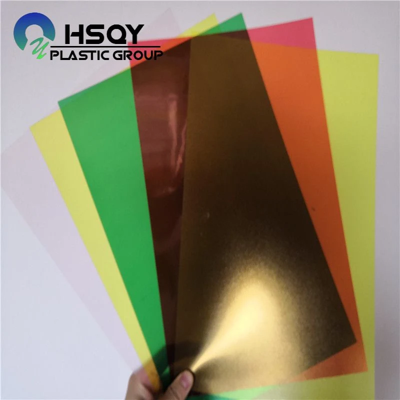 250 Micron A3 A4 A5 Letter Size Transparent Clear PVC Binding Sheet Book Notebook Covers