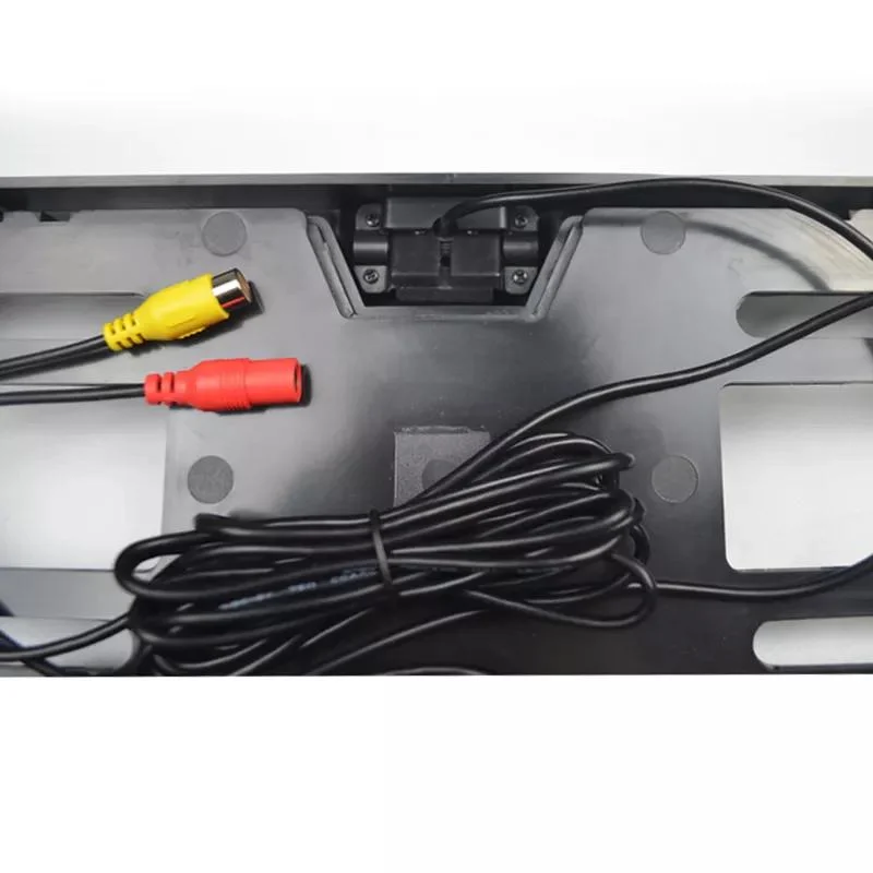 European License Plate Frame with Rear View Camera and Reversing Display Parking Sensor