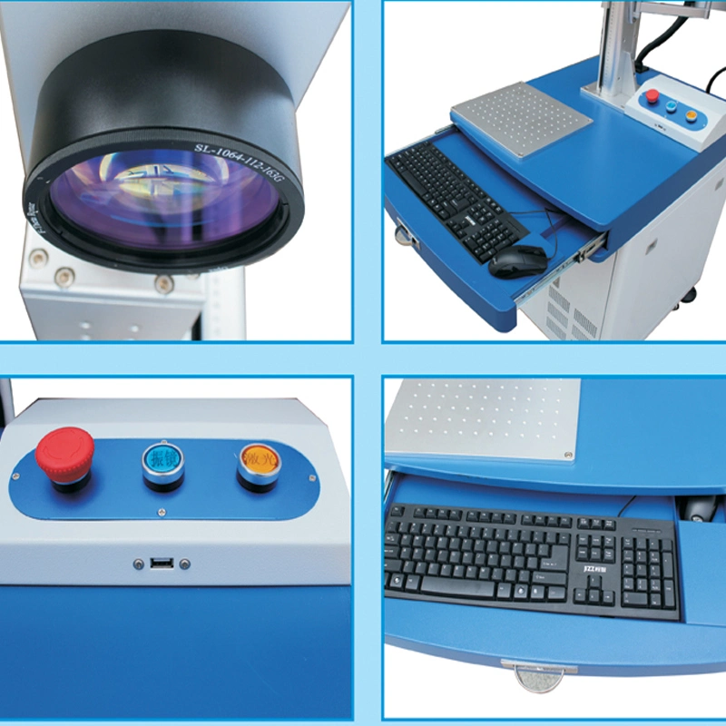 30W 20W Portable Mini Optical Online Fiber Laser Marking Machine