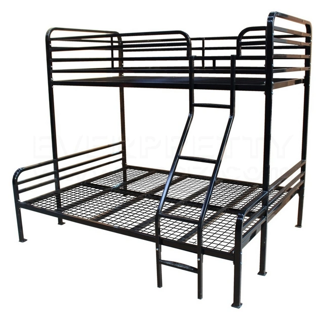 Medical College Knock Down Dormitory Screwless Adult Steel Bunk Bed