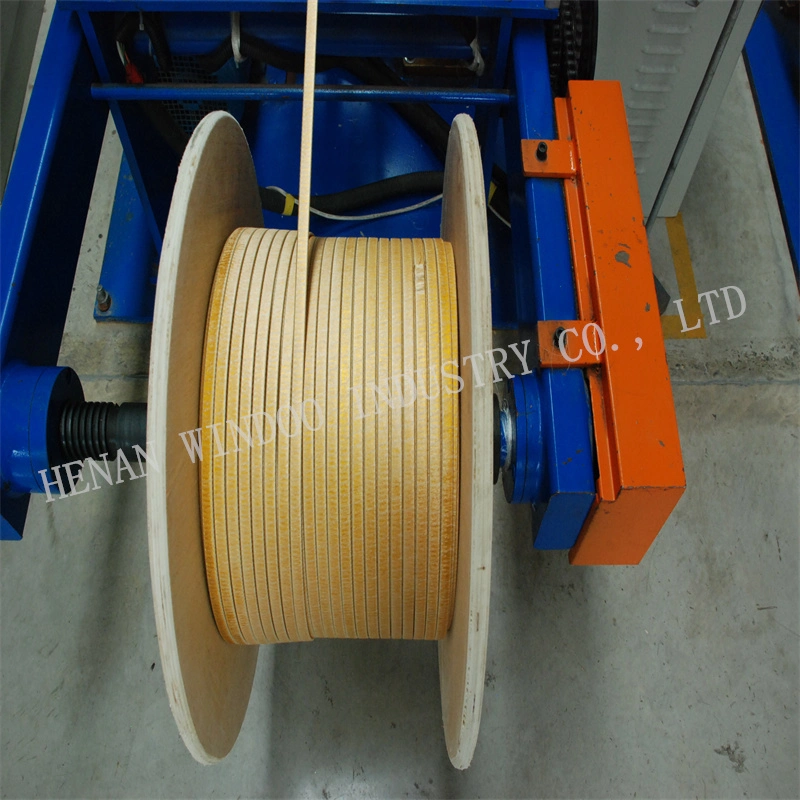 Class 180 H Magnet Wire Fiber Glass Wrapped Enameled Flat Copper Wire for Winding