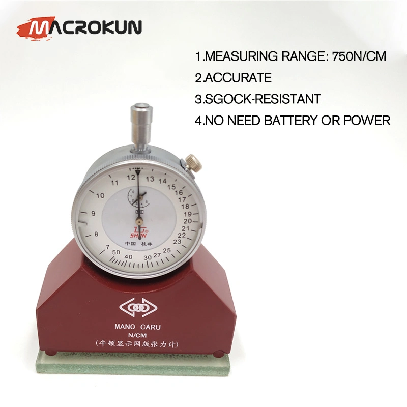 مقياس تينسيوميتر شبكي أحمر ميكانيكي عالي الدقة طراز 7-50n