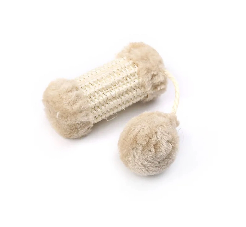 Riser de sisal com bola de pelúcia brinquedo interativo de Afiação Pata Suprimentos Pet