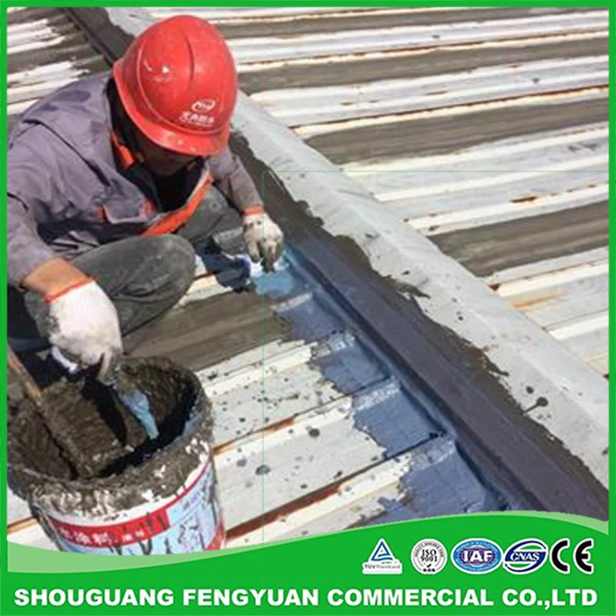 Estrutura de aço planta telhado metálico Revestimento de impermeabilização