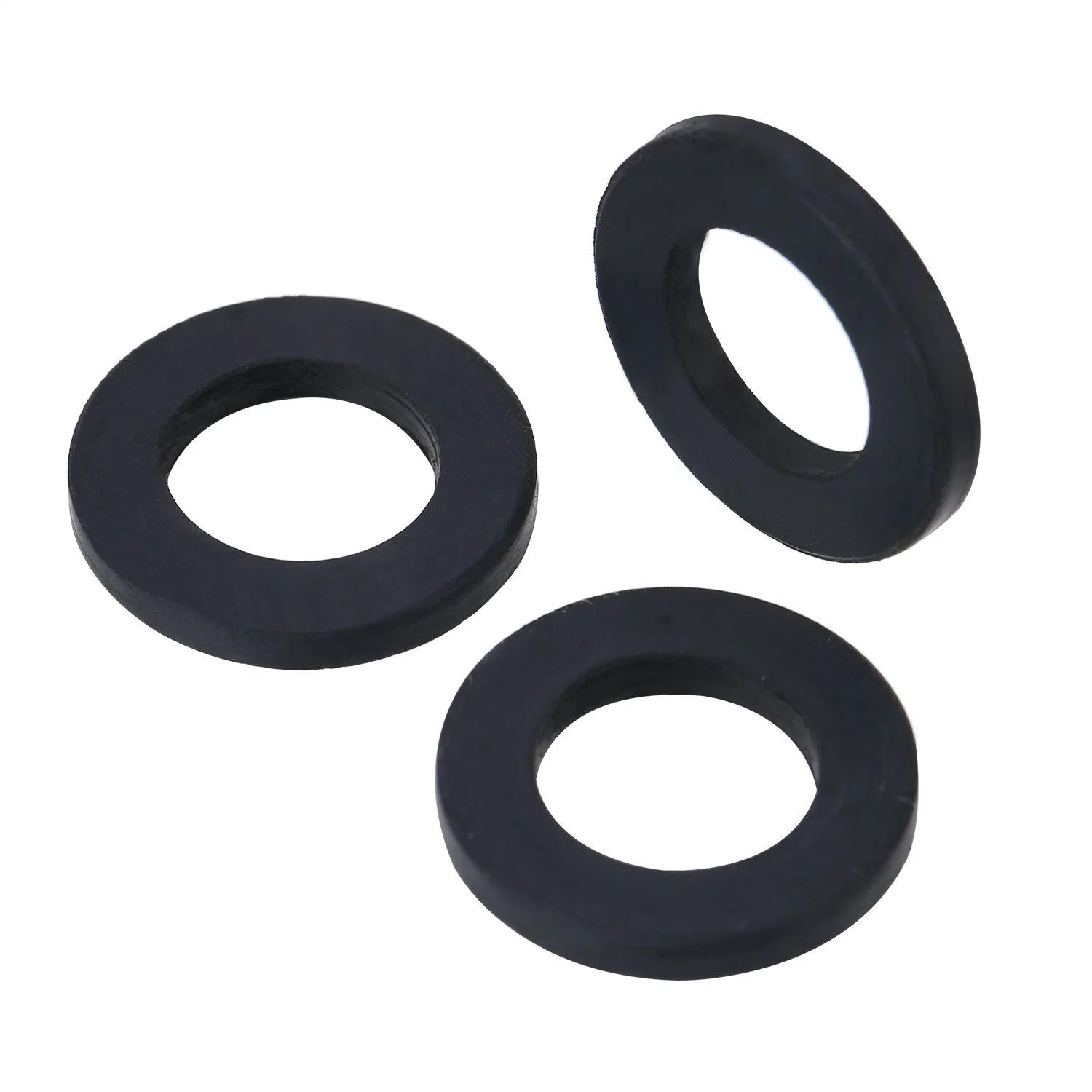 Custom Vulcanized Round Flat Rubber Washer Neoprene Silicone Nitrile NBR EPDM Nature Rubber Various Raw Materials Are Available