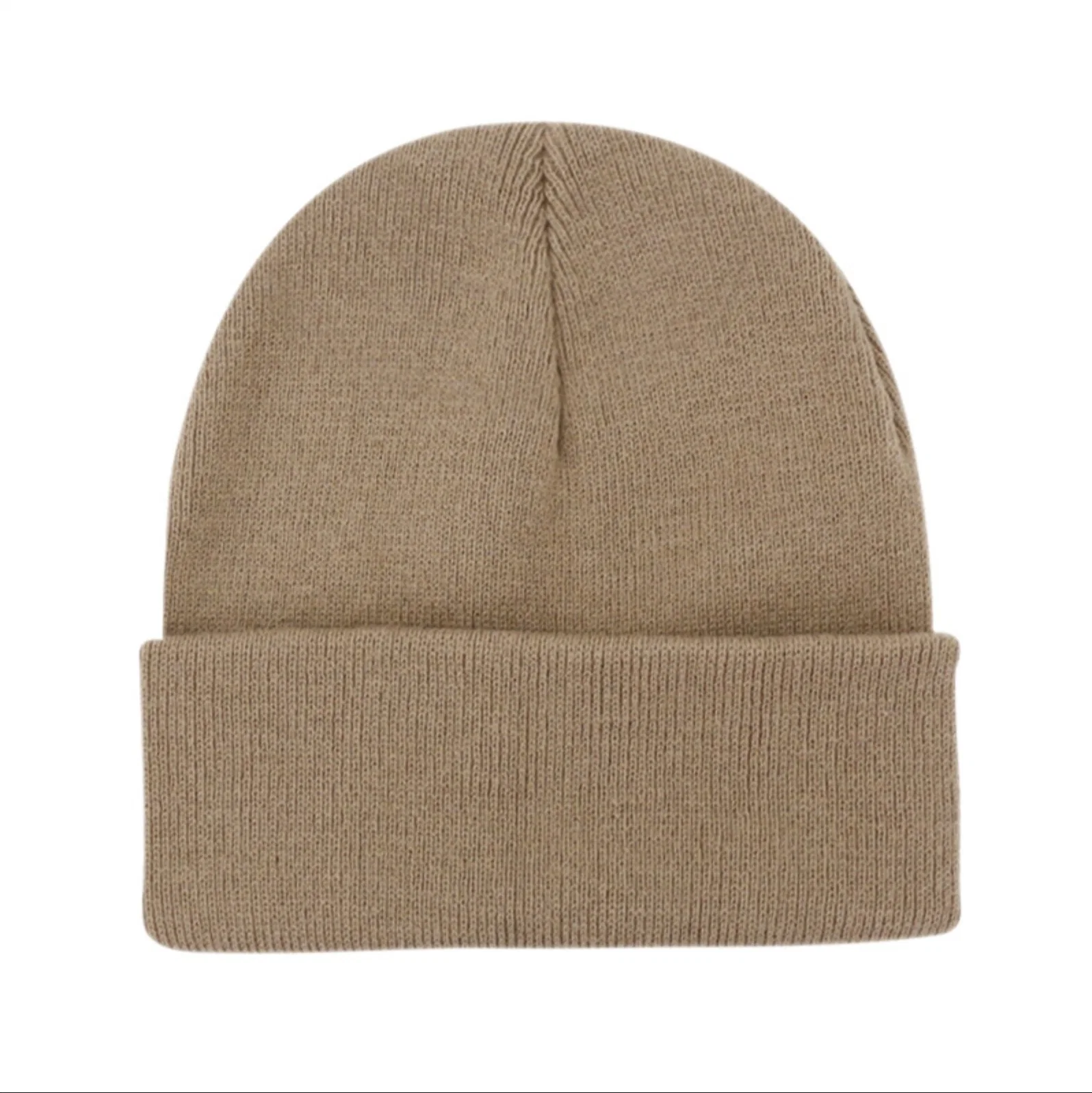 Winter Plain Dyed Custom Beanie New Cotton Soft Winter Hats Knitted Beanie Cap