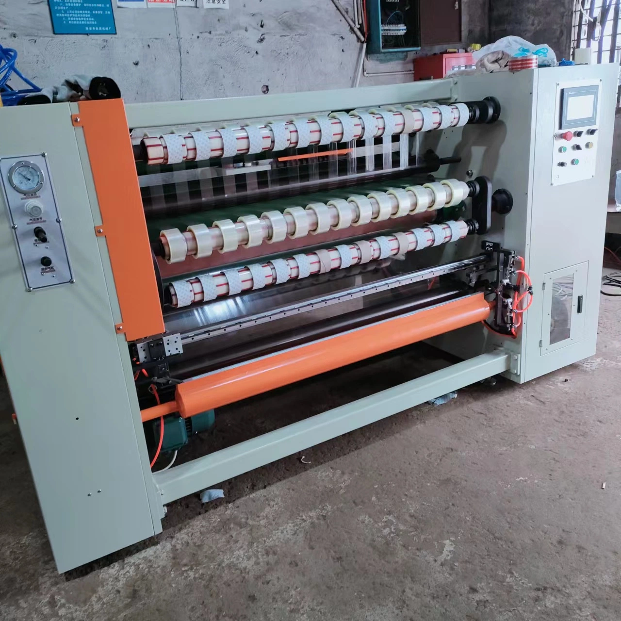 Price for BOPP Tape Jumbo Roll Slitting Machine Automatic Adhesive Cello Scotch Tape Making Machine