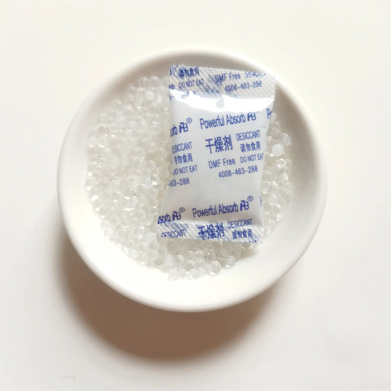 2g White Silica Gel in Plastic OPP Bag for Dried Food Storage