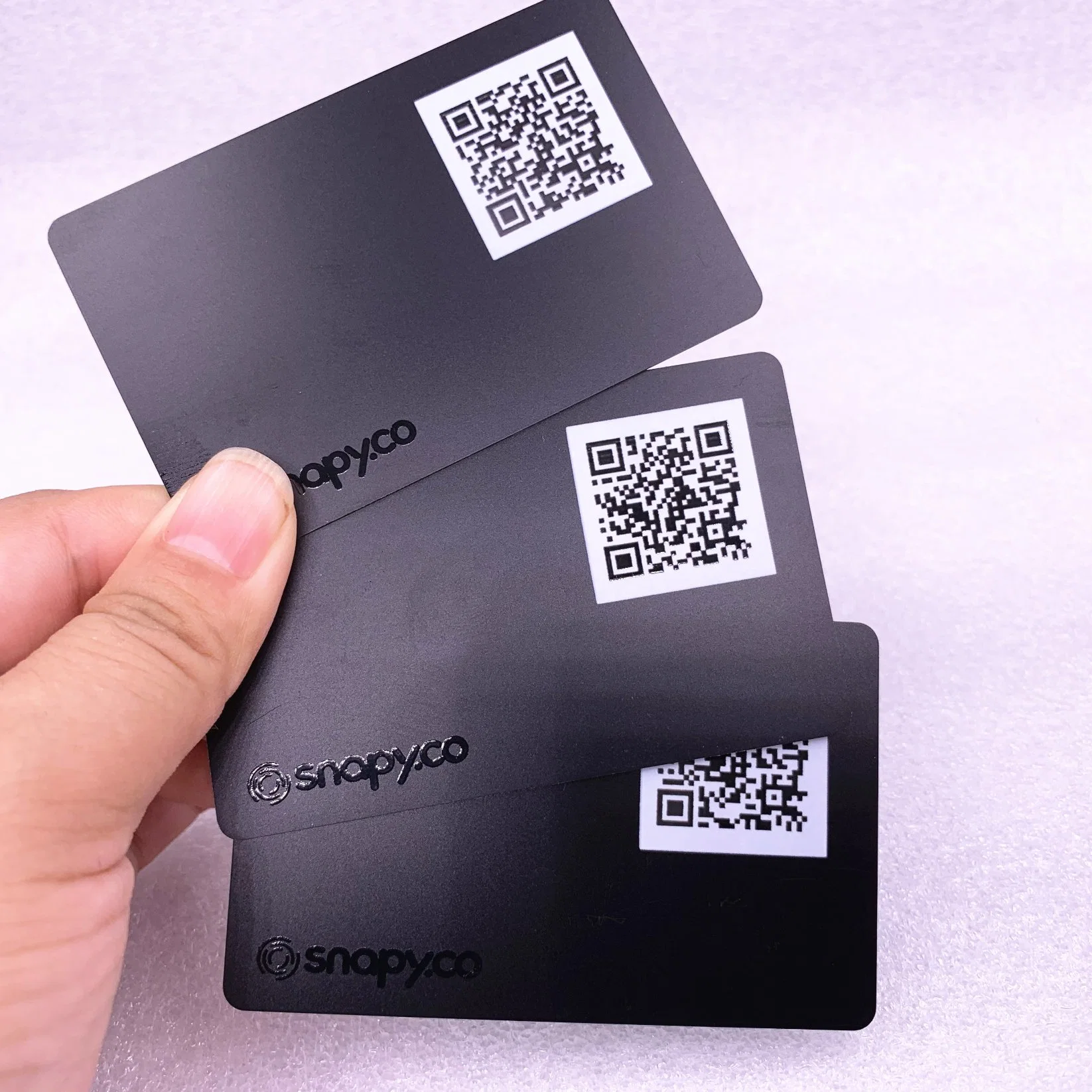 Printable Special Round Qr Code NFC Card for Digital Business Cards