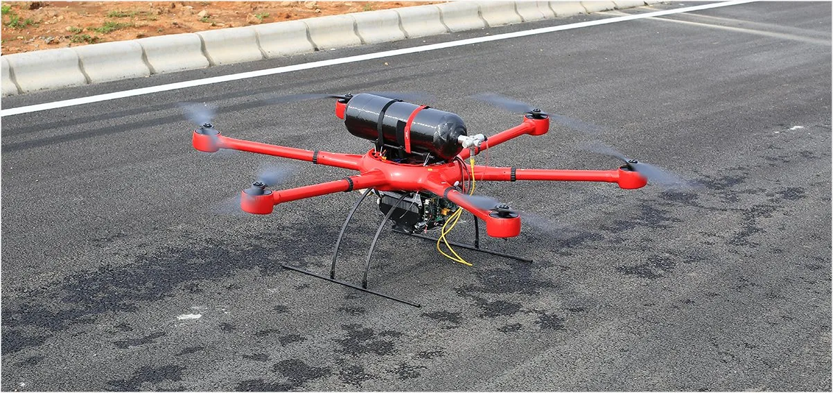 Venta caliente y fría celda de combustible de hidrógeno de diseño de aviones no tripulados Uav hidrógeno