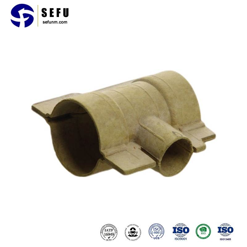 Sprue Pipe Supplier Refractory Paper Tee Reducer Tube for Iron Casting