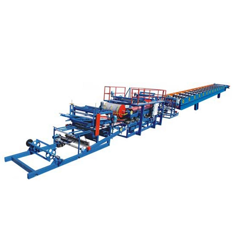 EPS Roof Sandwich Panel Roll Forming Machine Coler Steel Sheet India Hot Product 2020 for Prefabricated Houses 25degree Provided