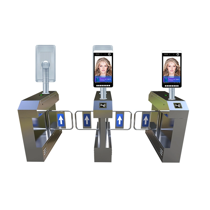 Face Recognition Thermal Facial Recognition Scanner Entrance Turnstile Gate Smart Access Control System