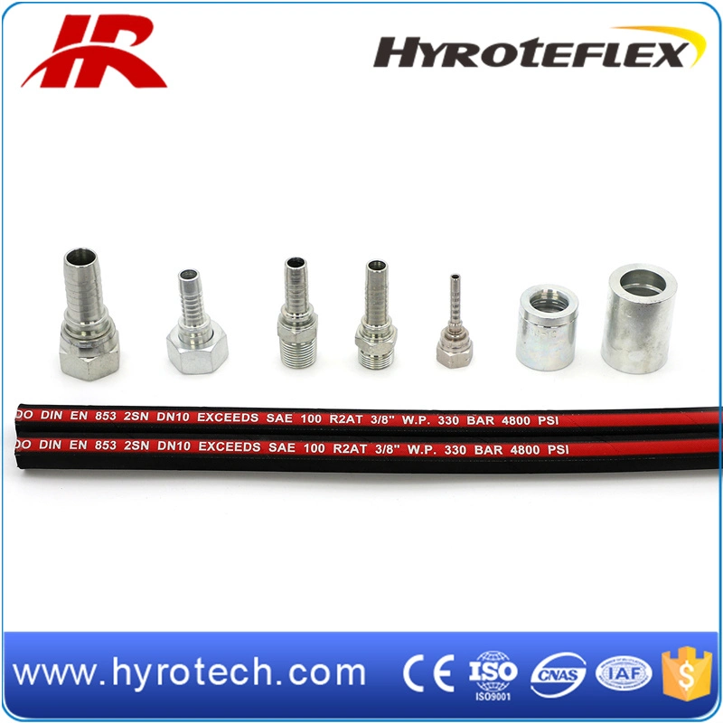 High Pressure Washer Hydraulic Rubber Hose SAE 100r2at