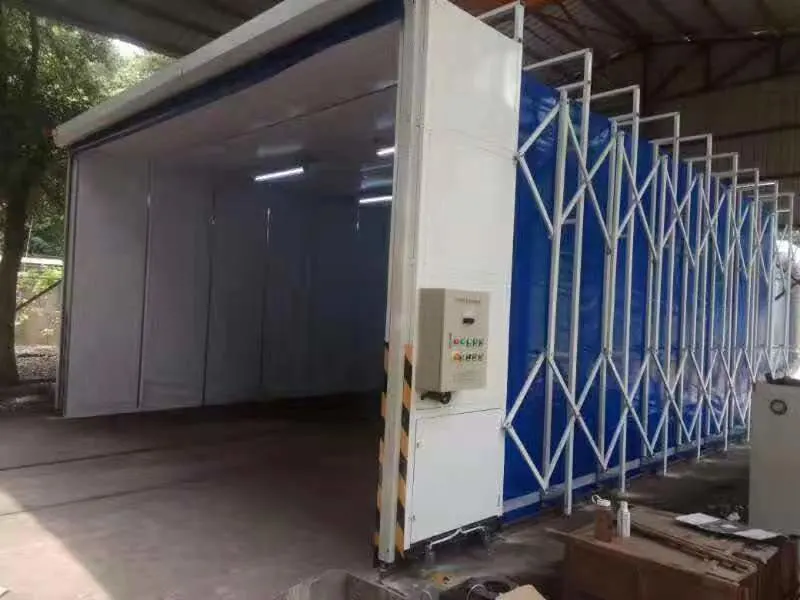 Customized Professional Collapsible Telescopic Retractable Spray Painting Booth with CE