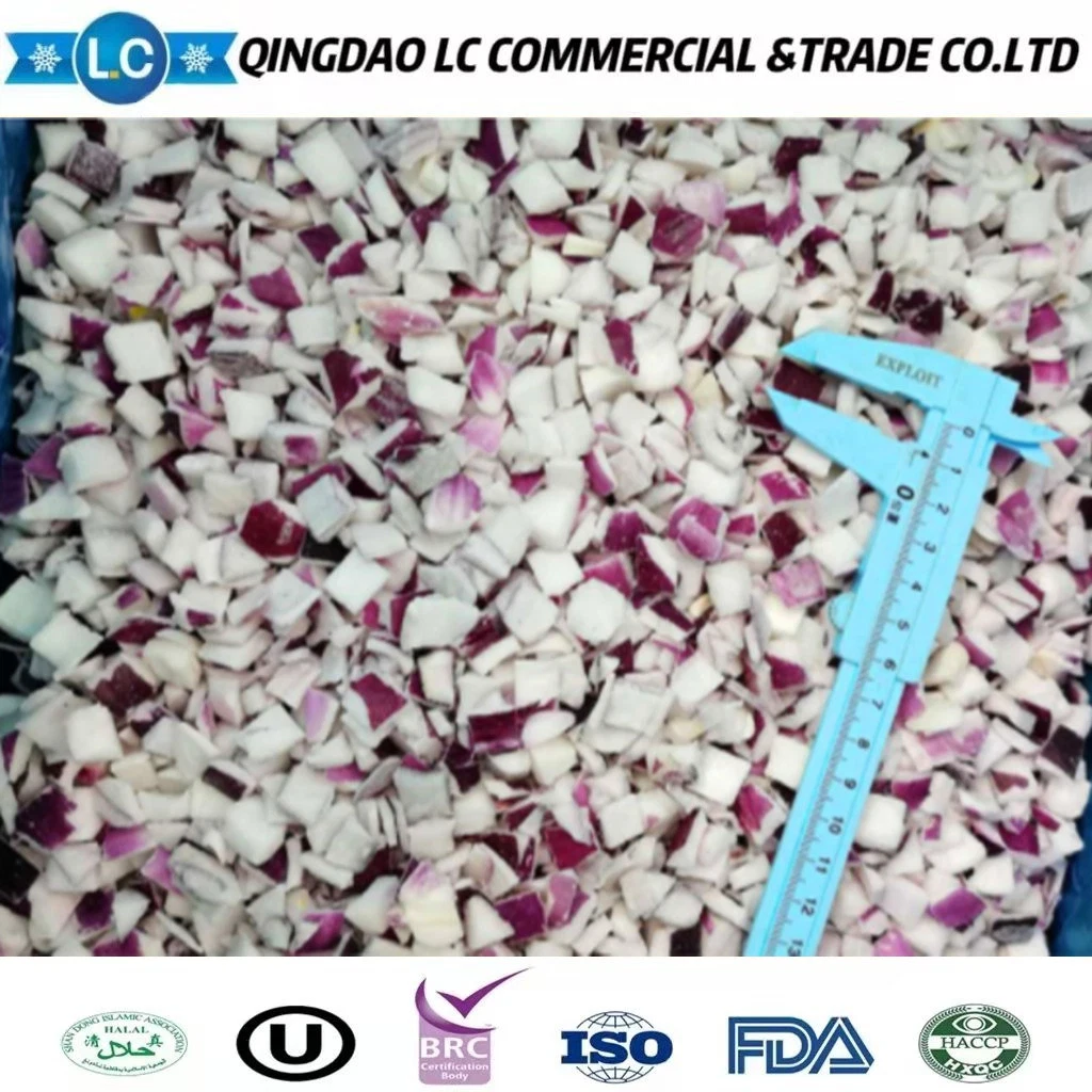 IQF Exporters Wholesale/Supplier White Frozen Diced Onion of Import Price Ton