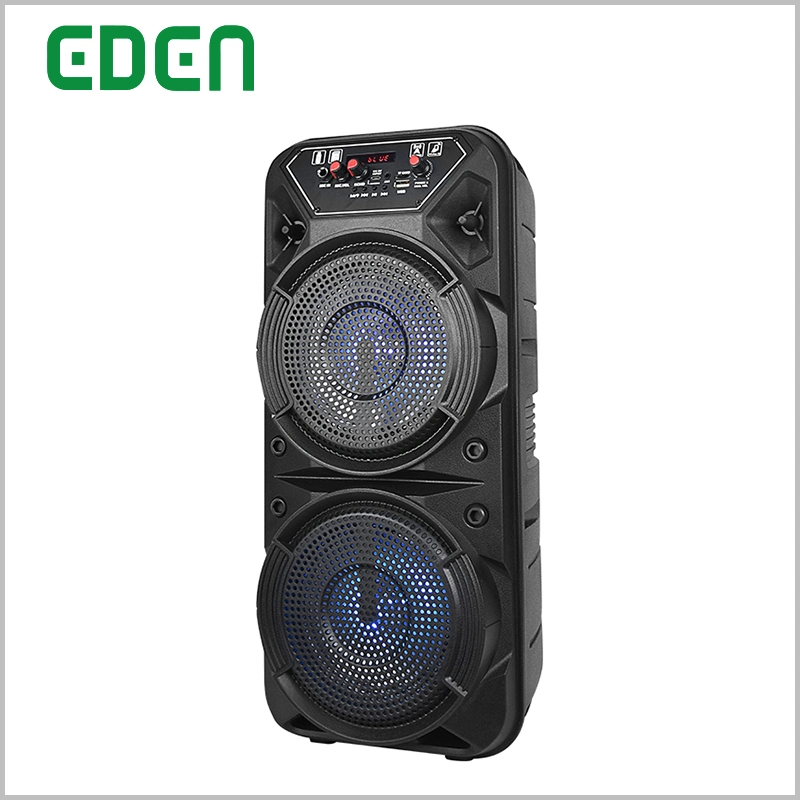 PA interior recargable Bluetooth portátil inalámbrico con radio FM Caja de altavoz de rango completo ED-615