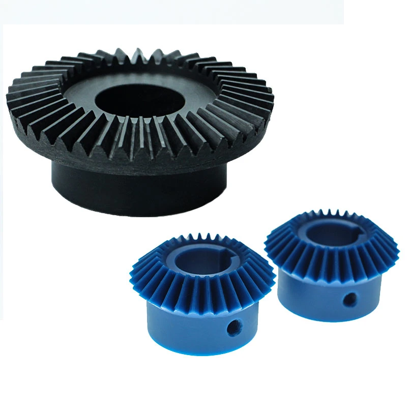 Custom Manufacturers Precision Nylon Plastic Spiral Bevel Gears