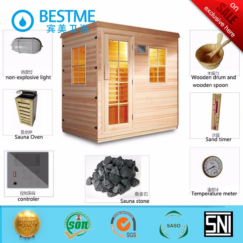 Home Steam Sauna Wood Types Room (KB-947)