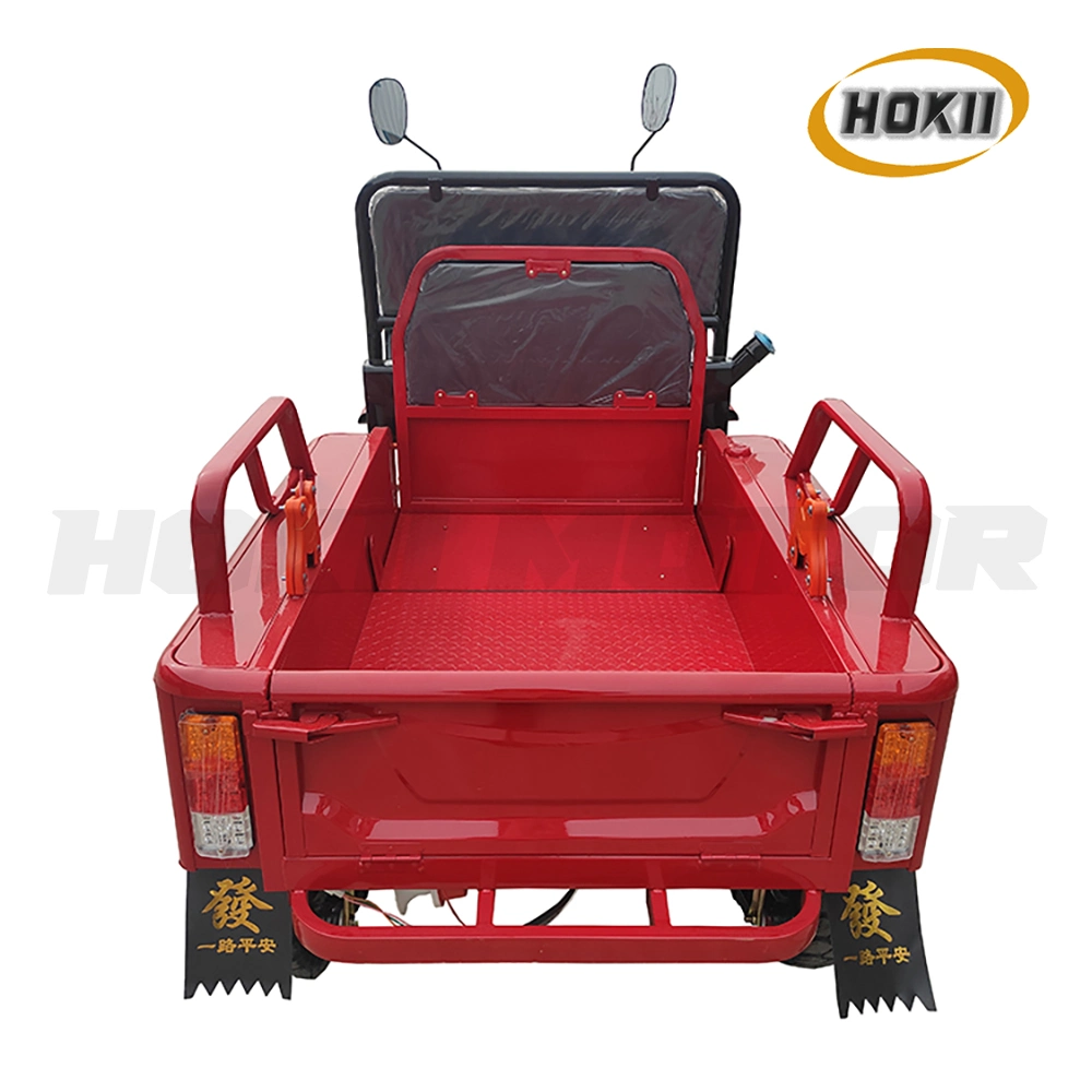 Good Quality Electri Rickshaw 2023 Manufacturer New Design Cheap Price Gasoline Cargo Tricycle Three Wheeler Trike for Sale