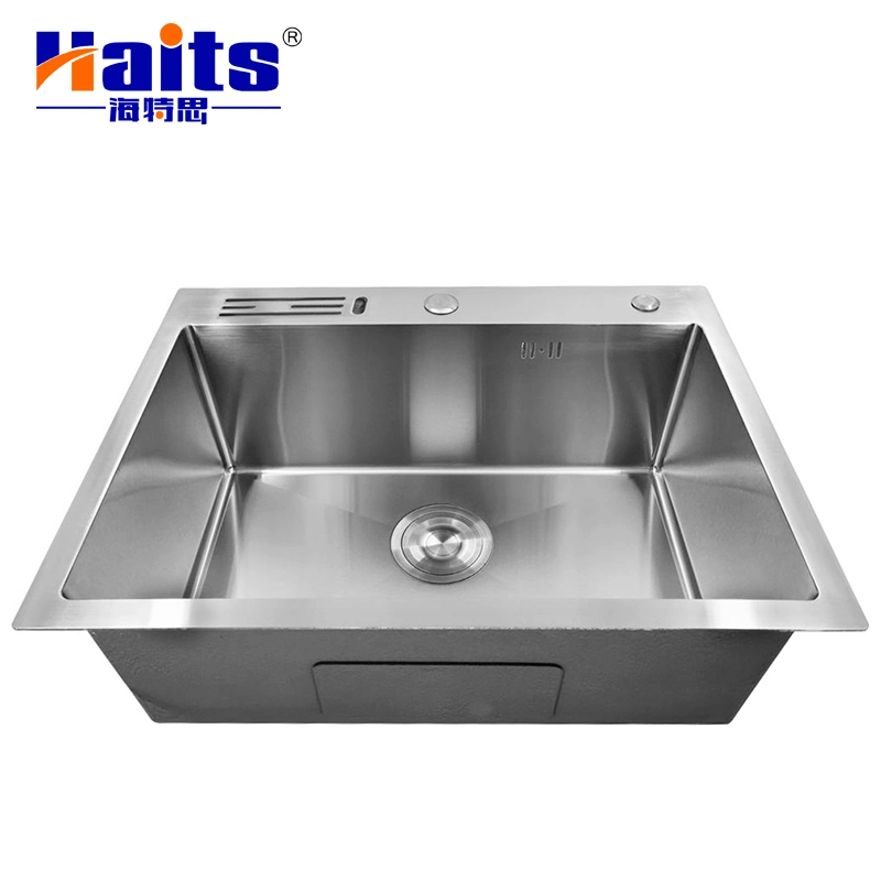 Elegant Germany Design Kitchen Sink Rust-Proof Stainless Steel Water Sink with Drain Board System