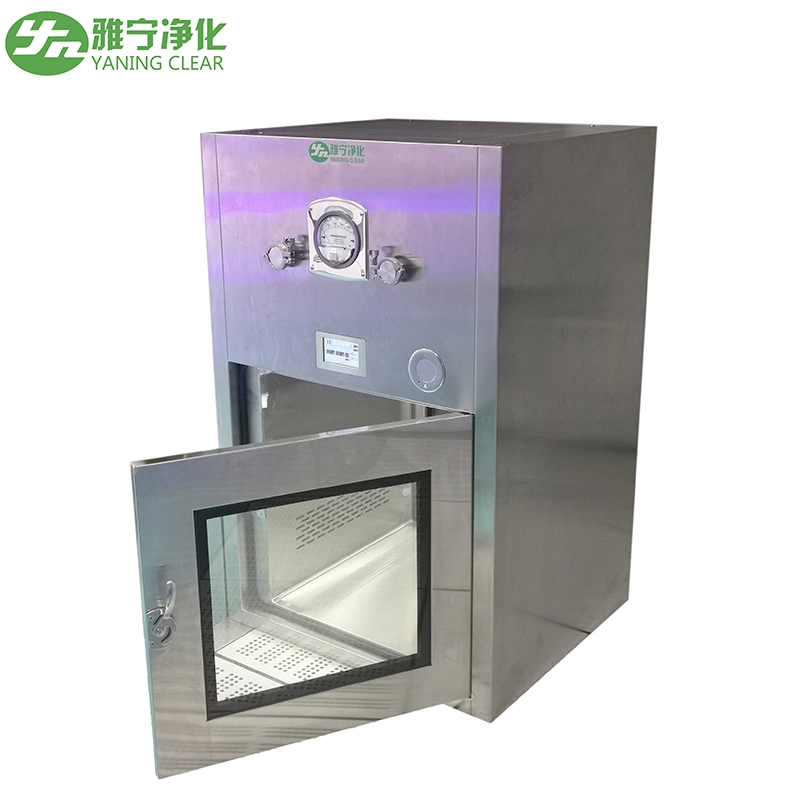 Yaning Custom Design Stainless Steel HEPA ULPA Filter Static Dynamic Pass Box for Laboratory Pharmacy Plant