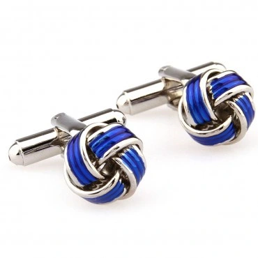 Brand High quality/High cost performance  Stainless Steel Twist Shape Cufflinks