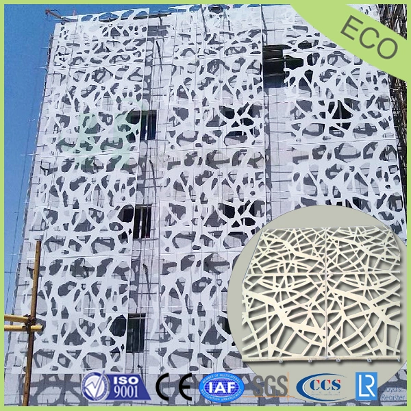 Cladding Decorative Aluminum Laser Cut Decor Metal for Classic Artistic Palaces Facade Outdoor