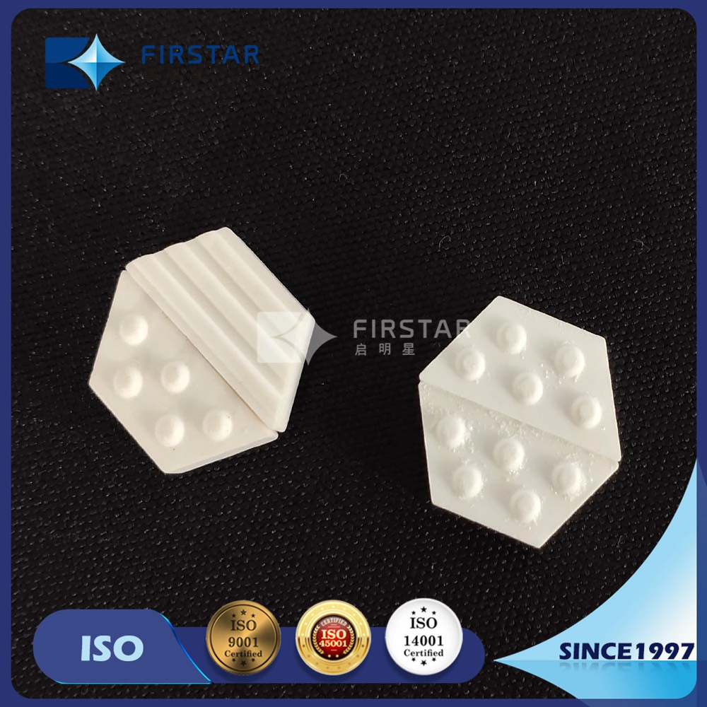 Square and Hexagonal Alumina Ceramic Mosaic Tiles with Pimples/Corrugated