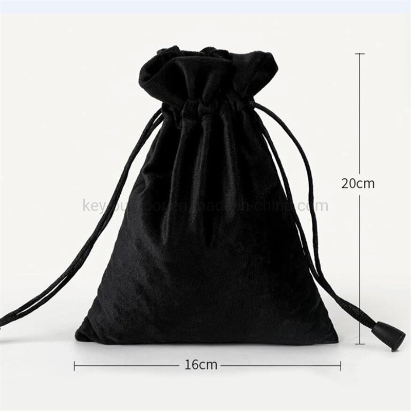 Customize Drawstring Velvet Jewelry Pouch Bag Pink Drawstring Wedding Pouch Gift Velvet Bag