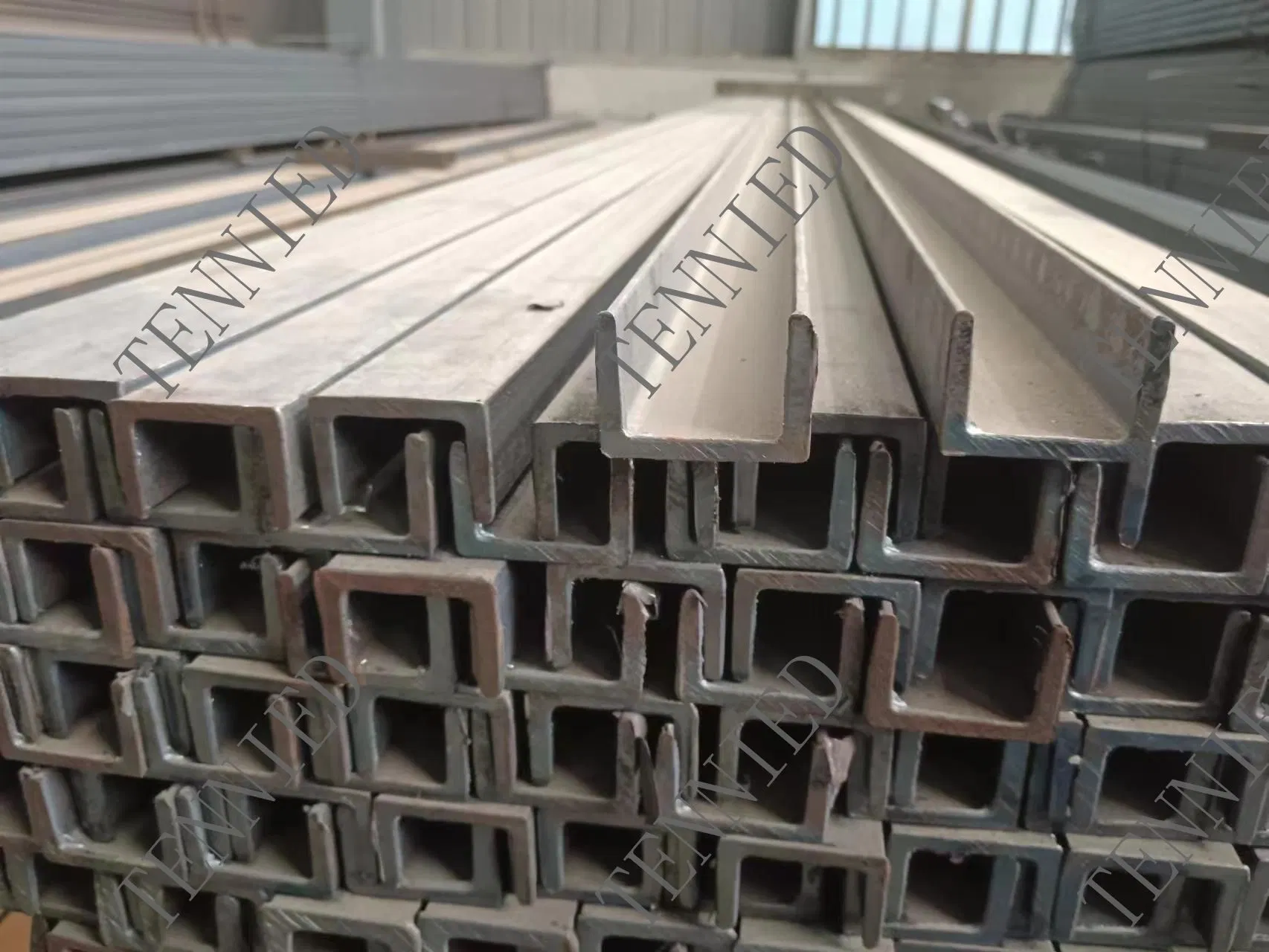 U Shape Punched Strut Channel Steel Galvanized Channel Bar