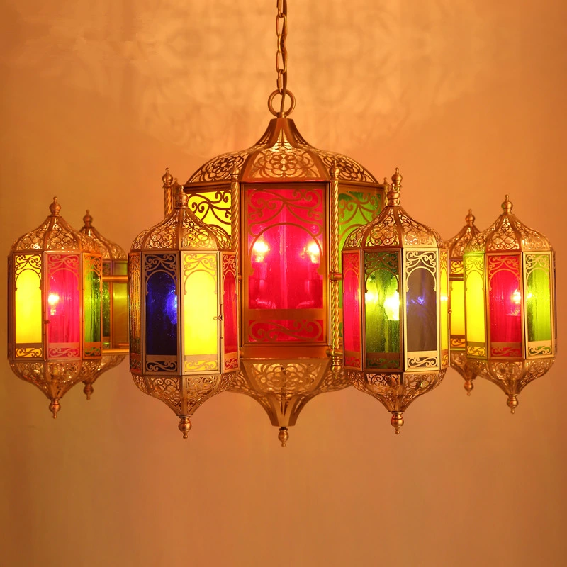 Conception d'éclairage de la mosquée lustre lampe eclairage Fixtures Restaurant Hôtel (WH-DC-12)