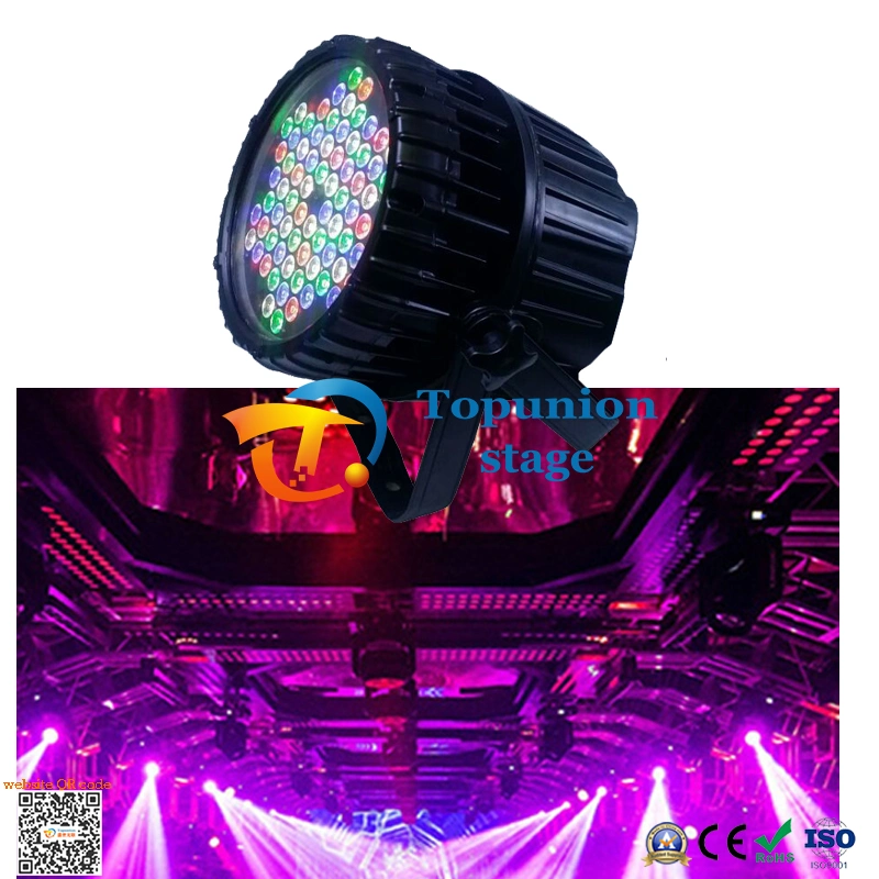 72PCS Professional Party RGBWA UV Disco Stage Lighting LED مقاومة للماء ضوء التكافؤ