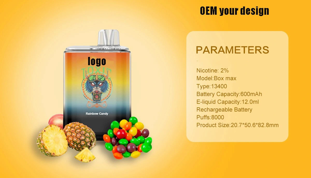 Wholesale/Supplier Price 8000puff Disposable/Chargeable Electronic Cigarette Vape Pen 14ml 5% Rechargeable OEM ODM Logo