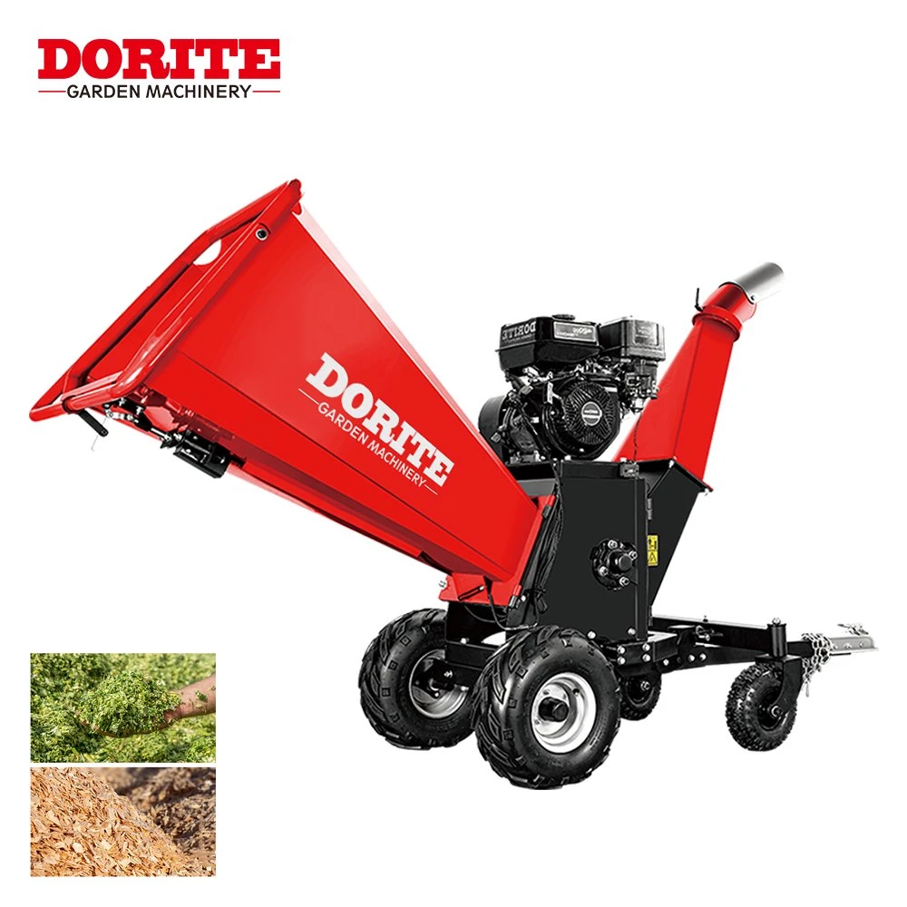 Professionelle maßgeschneiderte Sägemehl Holz Chipper 15HP CE Hochproduktives Holz Aktenvernichter Landwirtschaftliche Holz Chipper Aktenvernichter Maschine