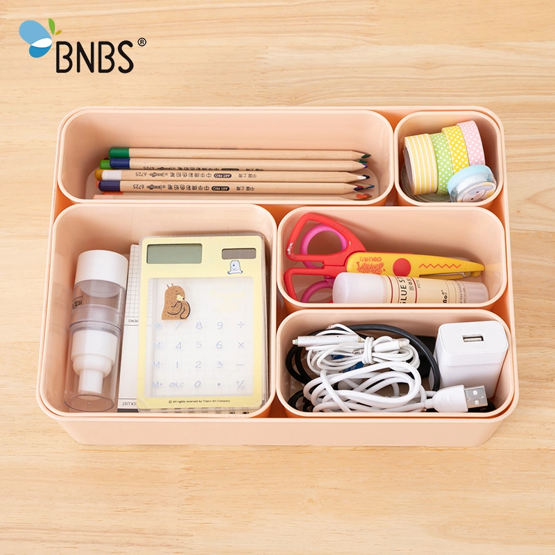 Sundries Organizer Container with Divided Sections Plastic Box