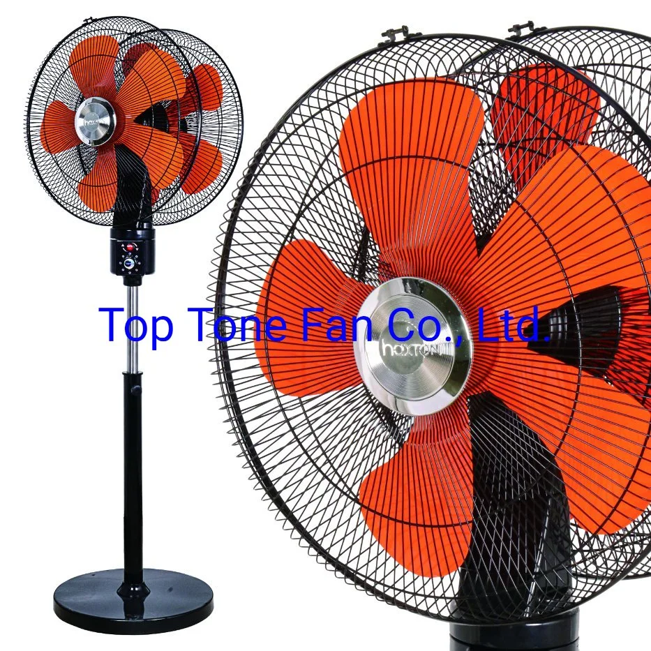 Ventilador de soporte de doble cabezal con oscilación de 360 grados Ventilador de escape eléctrico, ventilador recargable, ventilador de niebla para el hogar, ventilador de mano, ventilador de circulación de aire.