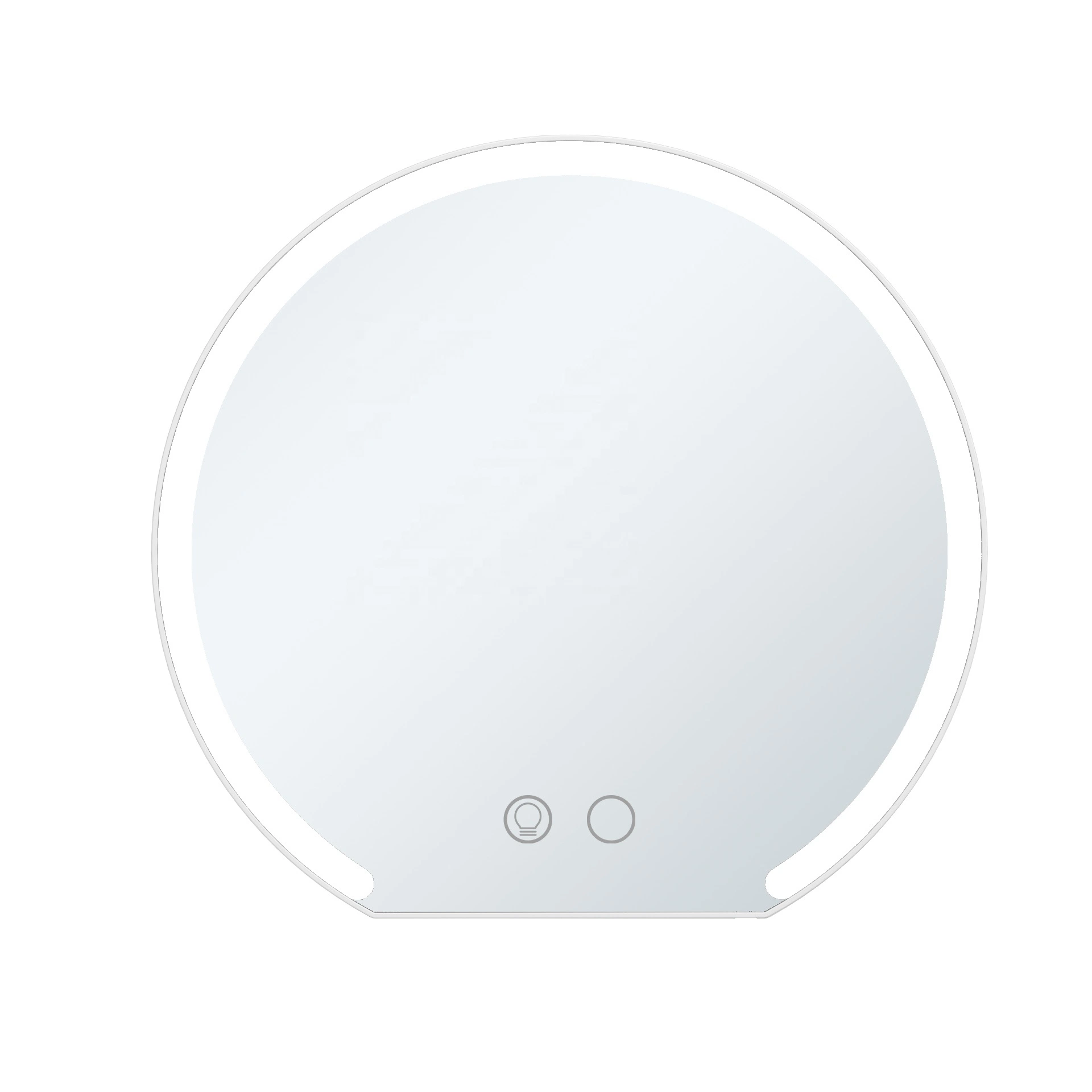 Rechargeable Vanity 3 Color LED Makeup Desktop Mirror with Adjustable Light