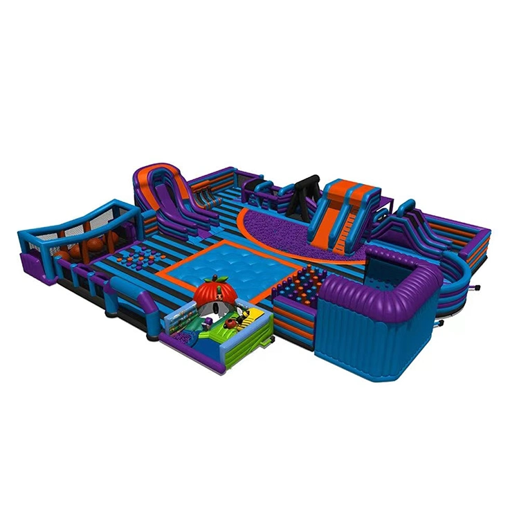 Amusement Park Inflatable Obstacle Course Large Inflatable Playground Theme Park for Adults