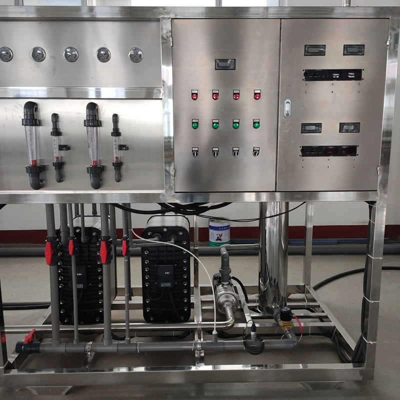 Remotely Controlled Automatic Pure Water Treatment Equipment for Producing Antifreeze and Disinfectant