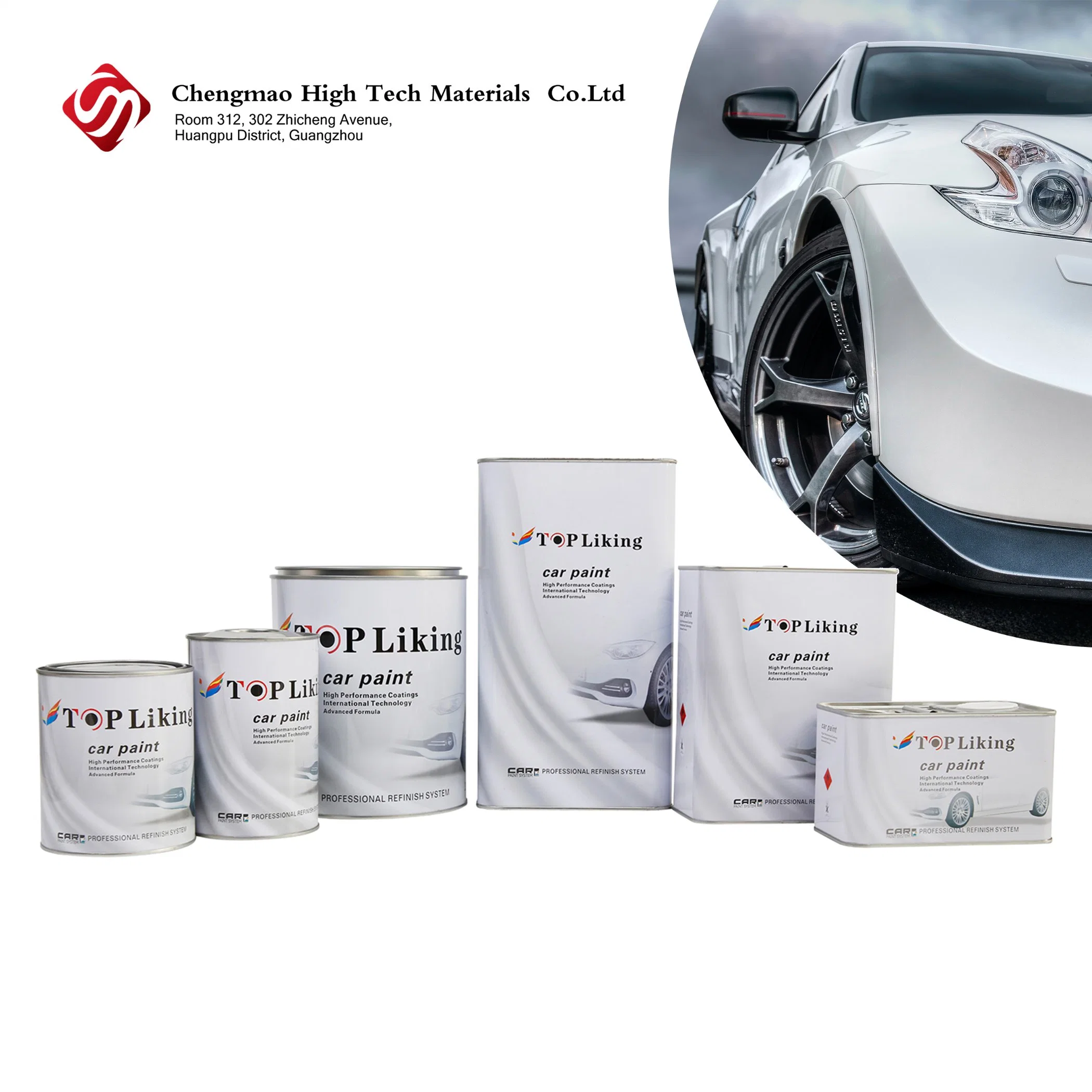 High quality/High cost performance Formula System Acrylic Topliking Spray Wholesale/Supplier Car Paint Auto Repair