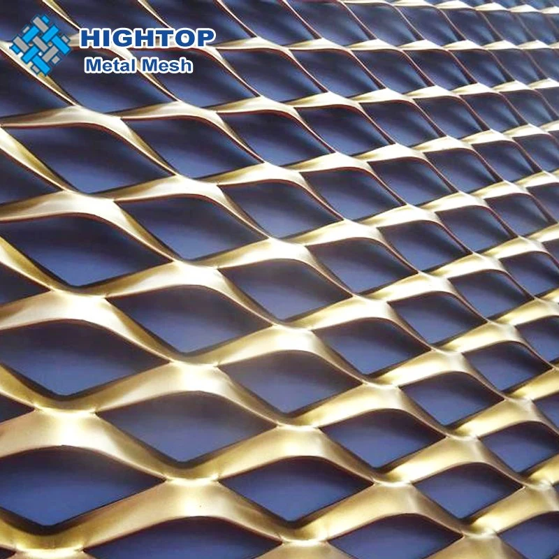 Diamond Wire Mesh Raised Architecture Expanded Sheet Metal