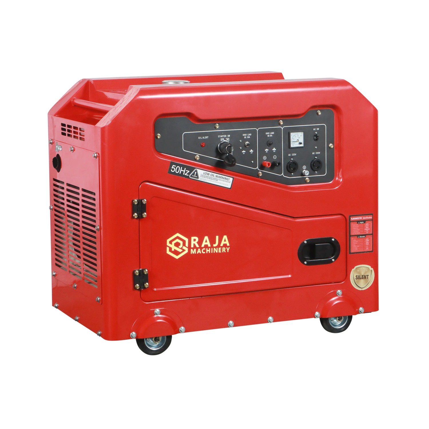 New Arrival 6.8KW Electric Start Low Noise Diesel Generator for Light Tower Electricity Supply